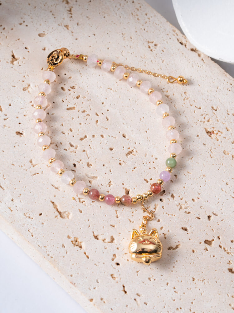Rose Quartz Bracelet Design 粉晶手链设计款