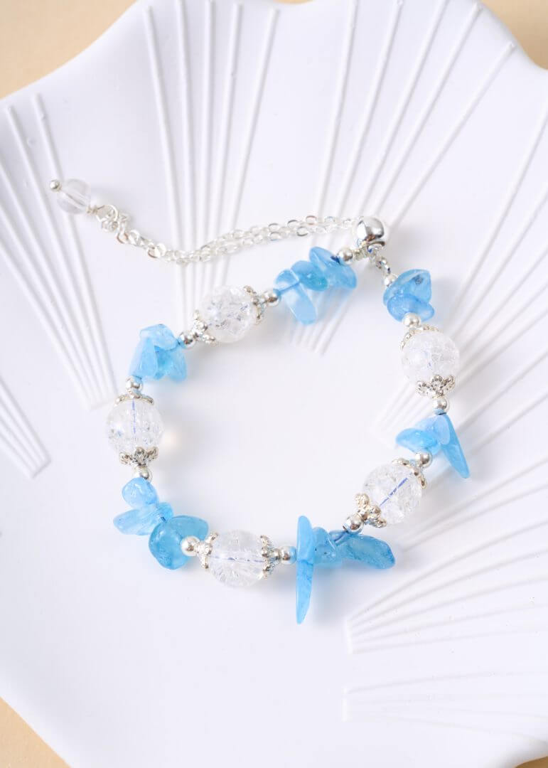 White Crystal and Blizzard Aquamarine Designer Edition 白水晶暴雪海蓝宝设计款