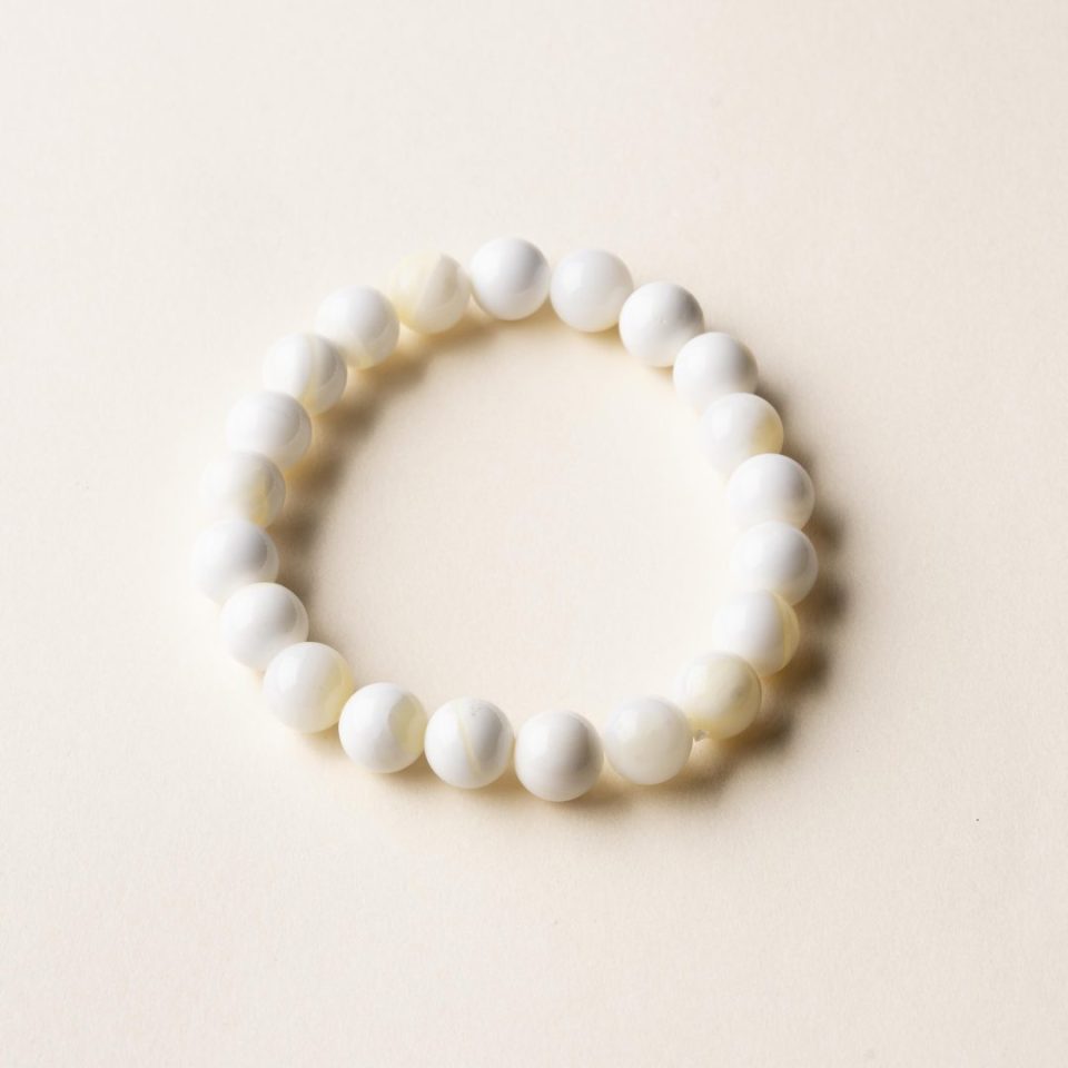 Gold Shell Bead Bracelet 金丝贝手串